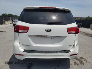 2016 Kia Sedona LX with VIN KNDMB5C16G6142339, listed as a Copart auction lot 54047275 with 157,090 mi miles and Salvage Title. Bid and sale history available at carsss.com. Image 6.