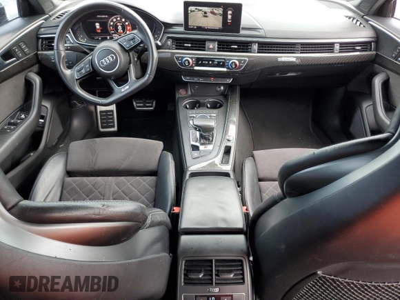 2018 Audi S4 Premium Plus with VIN WAUB4AF46JA143542, listed as a Copart auction lot 74772824 with 57,687 mi miles and Salvage Title. Bid and sale history available at carsss.com. Image 8.
