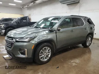 2023 Chevrolet Traverse LT Leather with VIN 1GNERHKW7PJ165311, listed as a Copart auction lot 86805874 with 18,988 mi miles and Non Repairable. Bid and sale history available at carsss.com. Image 1.