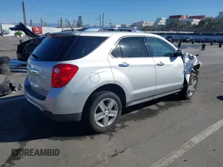 2014 Chevrolet Equinox LTZ with VIN 2GNALDEKXE6191672, listed as a IAAI auction lot 41706804 with 45,507 mi miles. Bid and sale history available at carsss.com. Image 4.