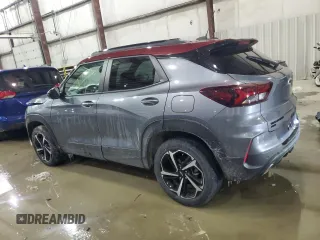 2022 Chevrolet TrailBlazer RS with VIN KL79MUSLXNB107673, listed as a Copart auction lot 46086525 with 10,357 mi miles and Salvage Title. Bid and sale history available at DreamBid. Image 2.