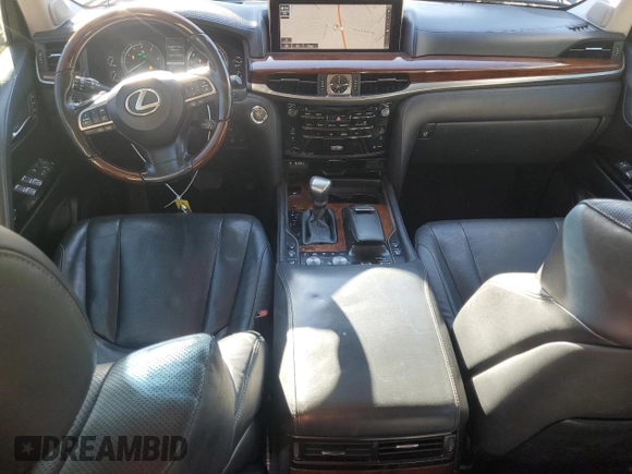 2017 Lexus LX with VIN JTJHY7AX9H4248149, listed as a Copart auction lot 81239614 with 109,190 mi miles and Salvage Title. Bid and sale history available at carsss.com. Image 8.