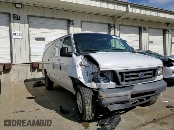 2007 Ford Econoline Cargo Commercial with VIN 1FTNE24W07DA34735, listed as a Copart auction lot 48188525 with 229,874 mi miles and Salvage title. Bid and sale history available at DreamBid. Image 12.