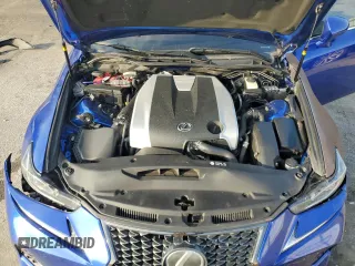 2017 Lexus IS with VIN JTHCM1D22H5024316, listed as a Copart auction lot 43528395 with 0 mi miles and Salvage Title. Bid and sale history available at carsss.com. Image 11.