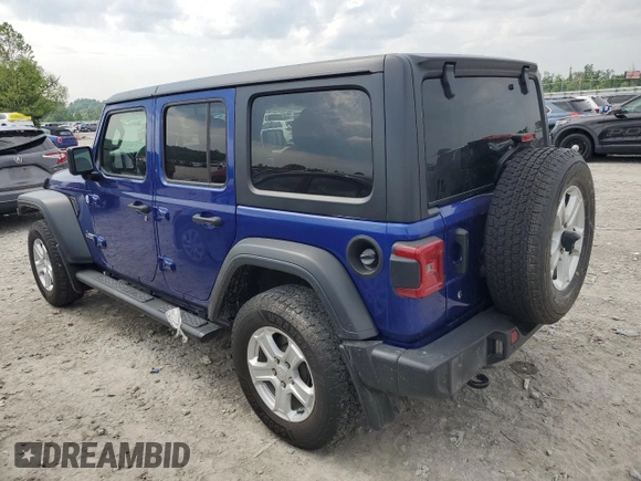 2019 Jeep Wrangler Unlimited Sport S z VIN 1C4HJXDG3KW526414, wystawiony jako Copart lot #58778155 z przebiegiem 93 629 mil mil oraz Szkoda całkowita • Salvage title. Historia ofert i sprzedaży dostępna na DreamBid. Obrazek 2.