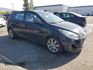 2012 Hyundai Accent SE with VIN KMHCU5AE6CU052167, listed as a Copart auction lot 52408755 with 184,652 mi miles and Clean Title. Bid and sale history available at carsss.com. Image 4.