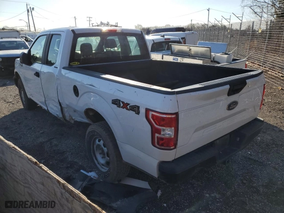 2018 Ford F-150 XL with VIN 1FTEX1EB9JKE64203, listed as a Copart auction lot 48915945 with 122,065 mi miles and Salvage Title. Bid and sale history available at carsss.com. Image 2.