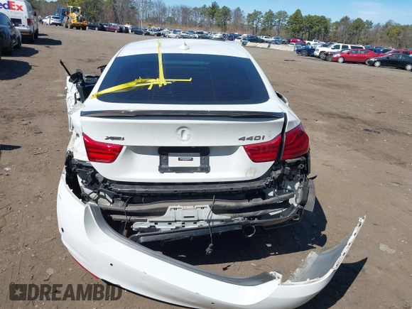 2019 BMW 4 Series 440i xDrive with VIN WBA4J7C58KBM76130, listed as a IAAI auction lot 41885173 with 43,690 mi miles and . Bid and sale history available at carsss.com. Image 15.