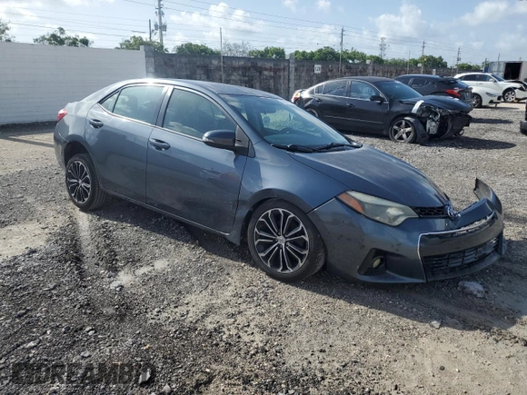 2014 Toyota Corolla L with VIN 2T1BURHE8EC142403, listed as a Copart auction lot 60801845 with Not provided miles and Salvage title. Bid and sale history available at DreamBid. Image 4.