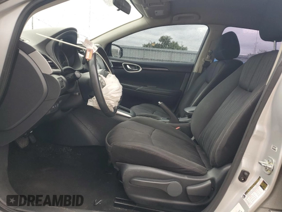 2017 Nissan Sentra S with VIN 3N1AB7AP5HY325038, listed as a Copart auction lot 58918975 with 164,232 mi miles and Salvage title. Bid and sale history available at DreamBid. Image 7.