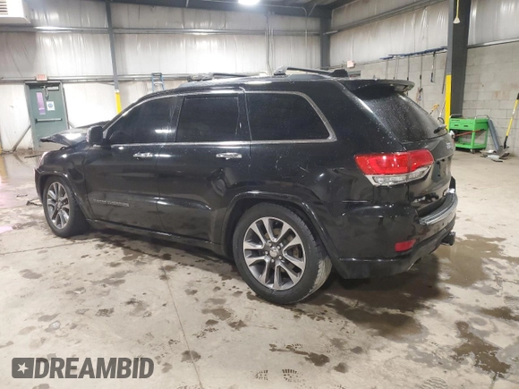 2018 Jeep Grand Cherokee Overland z VIN 1C4RJFCT3JC102423, wystawiony jako Copart lot #78232224 z przebiegiem Nie podano mil oraz Szkoda całkowita • Salvage title. Historia ofert i sprzedaży dostępna na DreamBid. Obrazek 2.