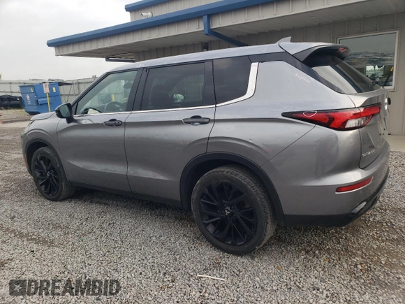 2022 Mitsubishi Outlander SE with VIN JA4J4UA81NZ090275, listed as a Copart auction lot 53905275 with 55,259 mi miles and Salvage title. Bid and sale history available at DreamBid. Image 2.