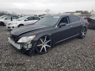 2007 Lexus LS 460 L with VIN JTHGL46F875013454, listed as a Copart auction lot 44882485 with 119,293 mi miles and Salvage Title. Bid and sale history available at DreamBid. Image 1.