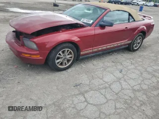 2005 Ford Mustang Deluxe with VIN 1ZVFT84N055253493, listed as a Copart auction lot 58119365 with 143,826 mi miles and Clean title. Bid and sale history available at DreamBid. Image 1.