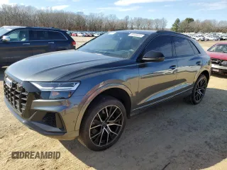 2021 Audi SQ8 Premium Plus z VIN WA1AWBF19MD002837, wystawiony jako Copart lot #46600055 z przebiegiem 98 818 mil mil oraz Tytuł czysty. Historia ofert i sprzedaży dostępna na DreamBid. Obrazek 1.