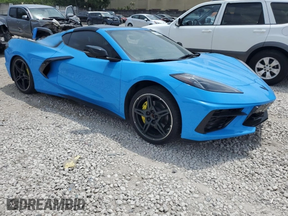 2020 Chevrolet Corvette 2LT with VIN 1G1Y72D48L5109331, listed as a Copart auction lot 50282194 with 0 mi miles and Non Repairable. Bid and sale history available at carsss.com. Image 4.