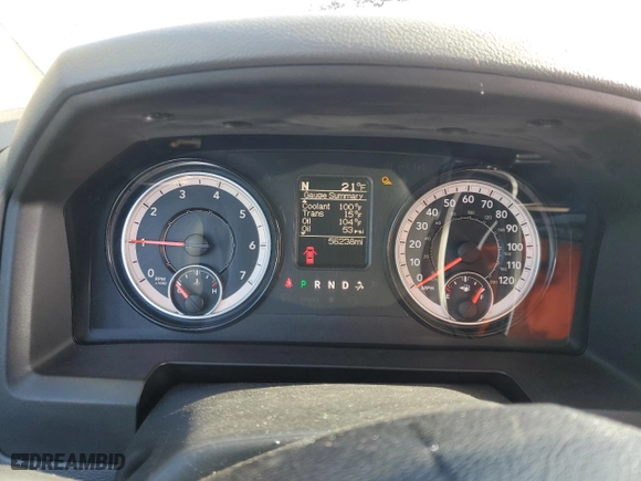 2018 Ram 2500 Tradesman with VIN 3C6UR5CJ3JG135003, listed as a Copart auction lot 45672215 with 56,238 mi miles and Salvage Title. Bid and sale history available at carsss.com. Image 9.