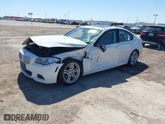 2013 BMW 5 Series 550i with VIN WBAFR9C5XDDX79916, listed as a IAAI auction lot 41776449 with 126,506 mi miles and . Bid and sale history available at carsss.com. Image 17.