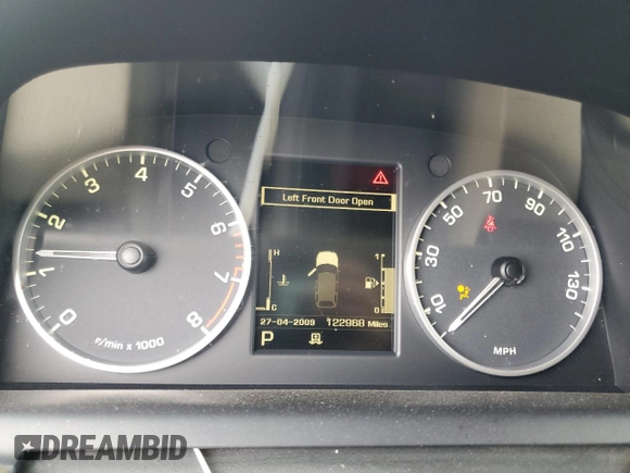 2013 Land Rover Range Rover Sport HSE Lux with VIN SALSK2D42DA799459, listed as a Copart auction lot 54314655 with 122,968 mi miles and Salvage Title. Bid and sale history available at DreamBid. Image 9.
