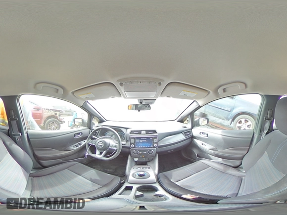 2023 Nissan LEAF S with VIN 1N4AZ1BV2PC554003, listed as a Copart auction lot 50589395 with 25,261 mi miles and Salvage Title. Bid and sale history available at DreamBid. Image 14.