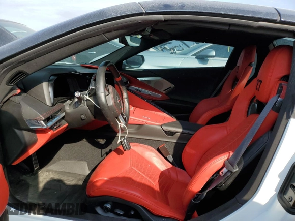 2022 Chevrolet Corvette 3LT with VIN 1G1YC3D47N5103489, listed as a Copart auction lot 75026924 with 0 mi miles and Non Repairable. Bid and sale history available at carsss.com. Image 7.