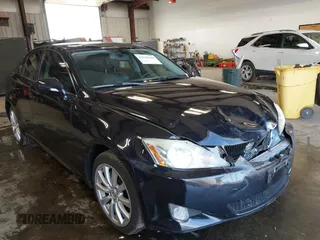 2008 Lexus IS 250 with VIN JTHCK262X85018983, listed as a IAAI auction lot 42510664 with 180,350 mi miles and . Bid and sale history available at DreamBid. Image 1.