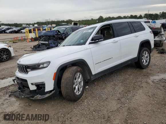 2021 Jeep Grand Cherokee Limited with VIN 1C4RJKBG7M8181180, listed as a Copart auction lot 50968715 with 55,465 mi miles and Salvage title. Bid and sale history available at DreamBid. Image 1.