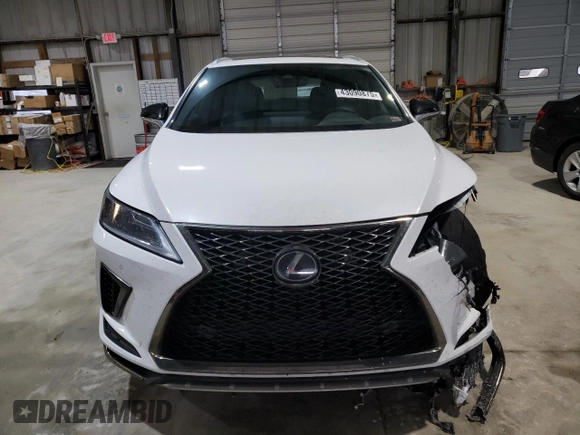 2021 Lexus RX with VIN 2T2YZMDA7MC258798, listed as a Copart auction lot 43090875 with 95,996 mi miles and Salvage Title. Bid and sale history available at carsss.com. Image 5.