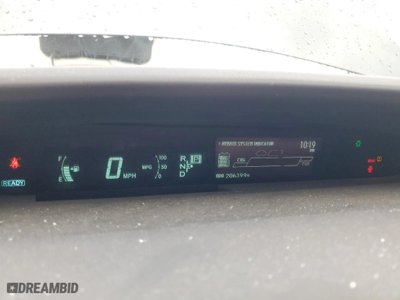 2013 Toyota Prius One with VIN JTDKN3DU2D1731439, listed as a Copart auction lot 45493165 with 206,399 mi miles and Salvage Title. Bid and sale history available at carsss.com. Image 9.