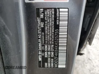 2019 Mercedes-Benz E-Class E 300 with VIN WDDZF4KB4KA525755, listed as a Copart auction lot 84372664 with 0 mi miles and Salvage Title. Bid and sale history available at carsss.com. Image 12.