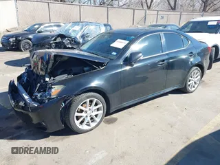 2011 Lexus IS 250 with VIN JTHCF5C29B5046243, listed as a IAAI auction lot 41688970 with 180,840 mi miles and . Bid and sale history available at DreamBid. Image 2.