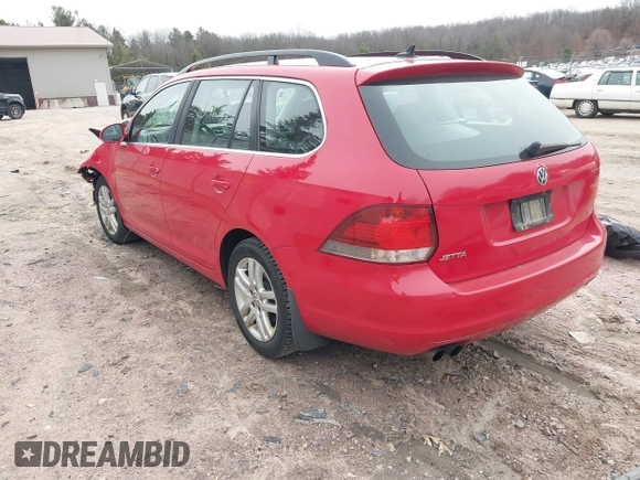 2012 Volkswagen Jetta SportWagen TDI with VIN 3VWPL7AJ7CM687465, listed as a IAAI auction lot 41945460 with 136,912 mi miles. Bid and sale history available at carsss.com. Image 3.