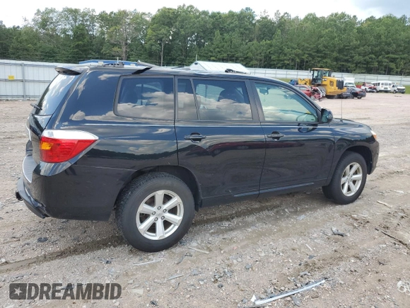2009 Toyota Highlander with VIN JTEDA41A792008364, listed as a Copart auction lot 63490765 with 143,392 mi miles and Salvage title. Bid and sale history available at DreamBid. Image 3.