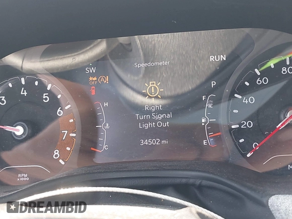 2024 Jeep Compass Latitude with VIN 3C4NJDBN2RT138917, listed as a IAAI auction lot 42761232 with 34,502 mi miles and . Bid and sale history available at DreamBid. Image 16.