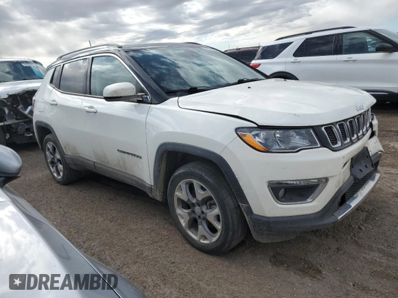 2021 Jeep Compass Limited with VIN 3C4NJDCBXMT506130, listed as a Copart auction lot 54016825 with 40,132 mi miles and Salvage Title. Bid and sale history available at DreamBid. Image 4.