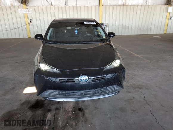 2020 Toyota Prius L Eco with VIN JTDKARFUXL3118256, listed as a Copart auction lot 50433035 with 69,431 mi miles and Salvage Title. Bid and sale history available at DreamBid. Image 5.