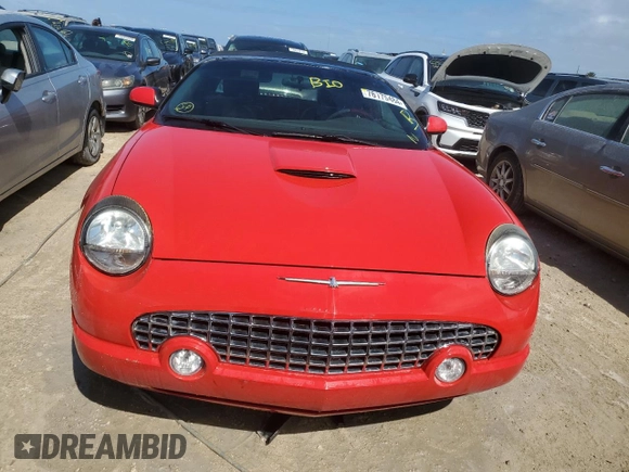 2002 Ford Thunderbird Hardtop Premium with VIN 1FAHP60AX2Y101373, listed as a Copart auction lot 76175484 with Not Provided miles and Non Repairable. Bid and sale history available at DreamBid. Image 5.
