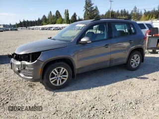 2017 Volkswagen Tiguan S with VIN WVGBV7AX1HK017920, listed as a Copart auction lot 55531125 with 126,129 mi miles and Clean Title. Bid and sale history available at DreamBid. Image 1.