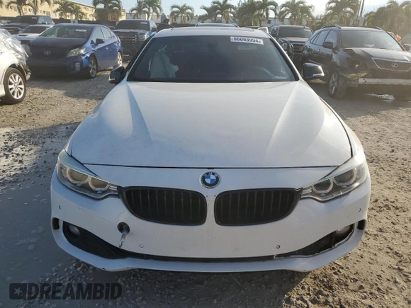 2015 BMW 4 Series 428i with VIN WBA4A5C50FG052177, listed as a Copart auction lot 86093994 with 127,956 mi miles and Salvage Title. Bid and sale history available at DreamBid. Image 5.