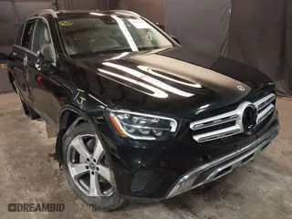 2022 Mercedes-Benz GLC with VIN W1N0G8EB3NV395735, listed as a IAAI auction lot 41553955 with 37,993 mi miles. Bid and sale history available at carsss.com. Image 1.