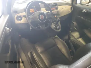 2012 FIAT 500 Lounge with VIN 3C3CFFER4CT382843, listed as a Copart auction lot 63060105 with 94,660 mi miles and Salvage title. Bid and sale history available at DreamBid. Image 8.