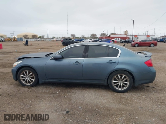 2008 Infiniti G35 Sedan Journey with VIN JNKBV61EX8M206632, listed as a IAAI auction lot 40984795 with 211,871 mi miles. Bid and sale history available at carsss.com. Image 14.