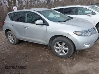2010 Nissan Murano SL with VIN JN8AZ1MW9AW110949, listed as a IAAI auction lot 41707121 with 130,359 mi miles. Bid and sale history available at carsss.com. Image 1.