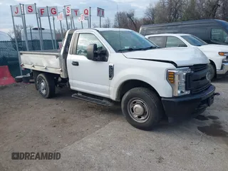 2019 Ford Super Duty F-250 SRW XL with VIN 1FDBF2A62KED43092, listed as a IAAI auction lot 41852862 with 107,141 mi miles. Bid and sale history available at carsss.com. Image 1.