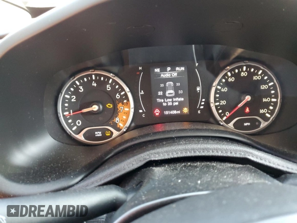 2017 Jeep Renegade Sport with VIN ZACCJBAB7HPF38948, listed as a Copart auction lot 71462884 with 151,408 mi miles and Salvage Title. Bid and sale history available at carsss.com. Image 9.