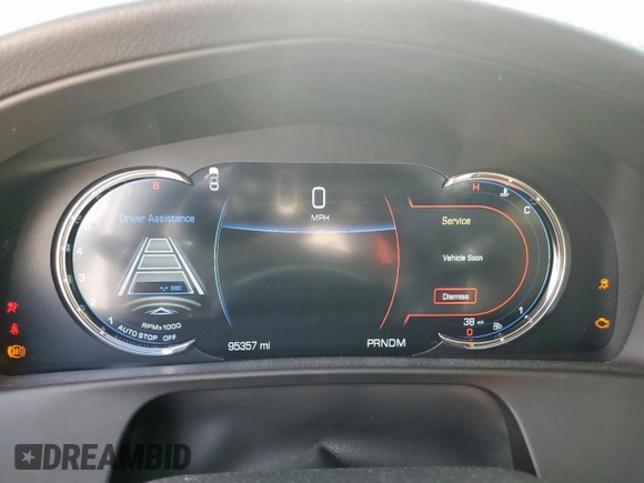 2016 Cadillac CT6 Premium Luxury AWD with VIN 1G6KF5RSXGU153936, listed as a Copart auction lot 63486555 with 95,357 mi miles and Salvage title. Bid and sale history available at DreamBid. Image 9.