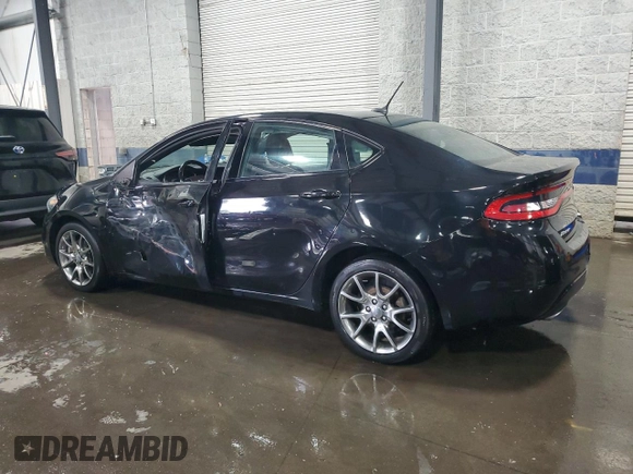 2015 Dodge Dart SXT with VIN 1C3CDFBB7FD128065, listed as a Copart auction lot 56780285 with 110,375 mi miles and Salvage title. Bid and sale history available at DreamBid. Image 2.