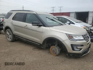 2017 Ford Explorer XLT z VIN 1FM5K8D88HGC64483, wystawiony jako Copart lot #54851925 z przebiegiem Nie podano mil oraz Szkoda całkowita • Salvage title. Historia ofert i sprzedaży dostępna na DreamBid. Obrazek 4.