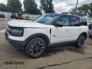 2024 Ford Bronco Sport Outer Banks with VIN 3FMCR9C67RRF59979, listed as a Copart auction lot 61440025 with 3,224 mi miles and Salvage title. Bid and sale history available at DreamBid. Image 1.