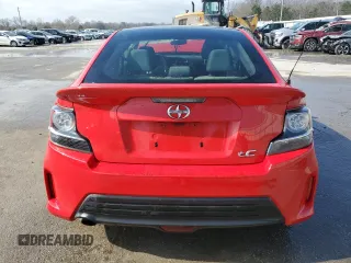 2014 Scion tC with VIN JTKJF5C76E3074921, listed as a Copart auction lot 43088455 with 230,589 mi miles and Salvage Title. Bid and sale history available at carsss.com. Image 6.